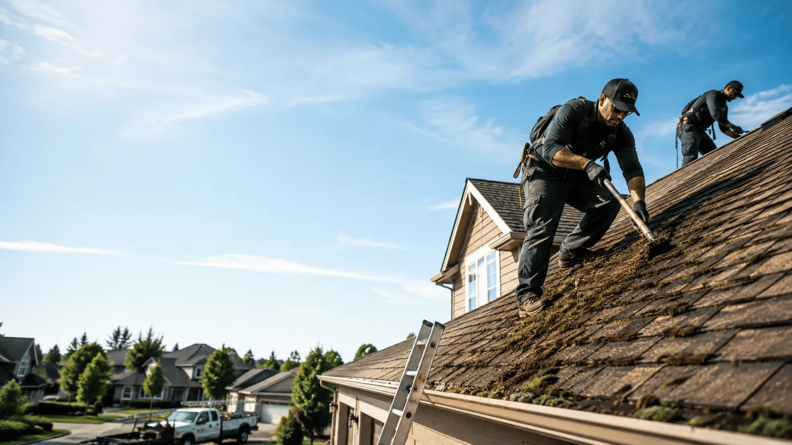 Roof Moss Removal in Creighton, PA near me
